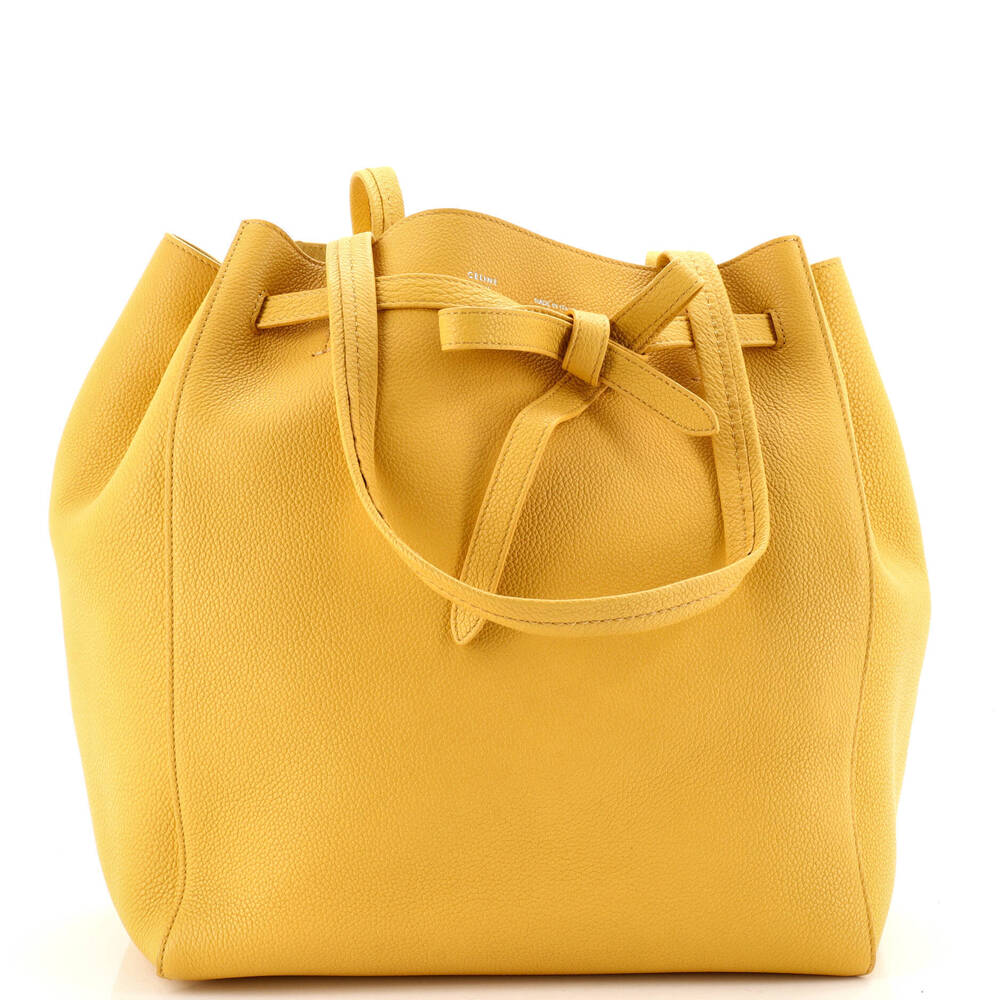 Celine Medium Phantom Tie Cabas Tote Leather